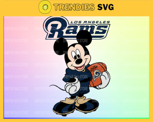 Los Angeles Chargers Disney Inspired printable graphic art Mickey Mouse SVG PNG EPS DXF PDF Football Design 5747