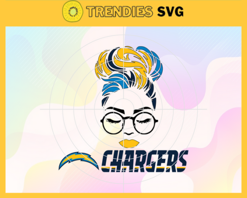 Los Angeles Chargers Girl NFL Svg Los Angeles Chargers Los Angeles svg LA Girl svg Chargers svg Chargers Girl svg Design 5787