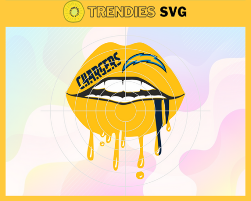 Los Angeles Chargers Lips Svg Los Angeles Chargers Los Angeles svg LA Lips svg Chargers svg Chargers Lips svg Design 5808