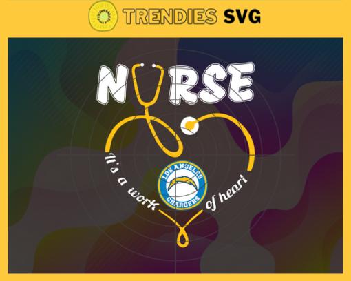 Los Angeles Chargers Nurse Svg Chargers Nurse Svg Nurse Svg Chargers Svg Chargers Png Chargers Logo Svg Design 5811