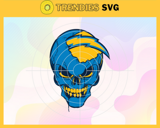 Los Angeles Chargers Skull NFL Svg Los Angeles Chargers Los Angeles svg LA Skull svg Chargers svg Chargers Skull svg Design 5826