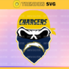 Los Angeles Chargers Skull NFL Svg Pdf Dxf Eps Png Silhouette Svg Download Instant Design 5828