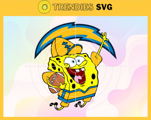 Los Angeles Chargers SpongeBo NFL Svg Los Angeles Chargers Los Angeles svg LA SpongeBo svg Chargers svg Chargers SpongeBo svg Design 5834