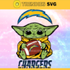 Los Angeles Chargers YoDa NFL Svg Pdf Dxf Eps Png Silhouette Svg Download Instant Design 5864