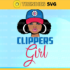 Los Angeles Clippers Girl NFL Svg Pdf Dxf Eps Png Silhouette Svg Download Instant Design 5868