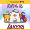 Los Angeles Lakers Among us NBA Basketball SVG cut file for cricut files Clip Art Digital Files vector Svg Eps Png Dxf Pdf Design 5879