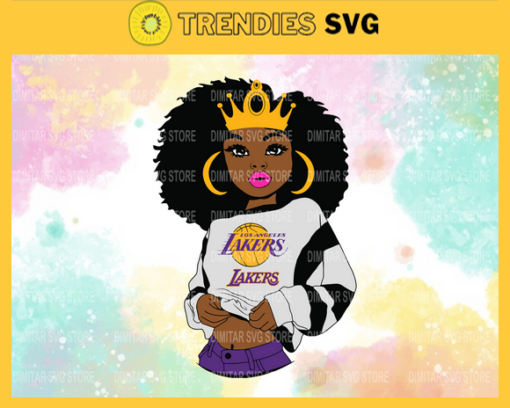 Los Angeles Lakers Black Queen Svg Los Angeles Lakers Svg Lakers svg Lakers Girl svg Lakers Queen svg Lakers Fans Svg Design 5880