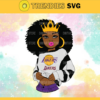Los Angeles Lakers Girl NFL Svg Pdf Dxf Eps Png Silhouette Svg Download Instant Design 5881