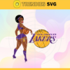 Los Angeles Lakers Svg Lakers Svg Lakers Back Girl Svg Lakers Logo Svg Girl Svg Black Queen Svg Design 5885