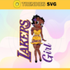 Los Angeles Lakers Svg Lakers Svg Lakers Back Girl Svg Lakers Logo Svg Girl Svg Black Queen Svg Design 5886