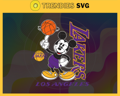 Los Angeles Lakers Svg Lakers Svg Lakers Disney Mickey Svg Lakers Logo Svg Mickey Svg Basketball Svg Design 5887