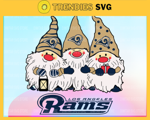 Los Angeles Rams And Triples Gnomes Sport Svg Gnomes Svg Football NFL Team Design 5891