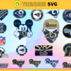 Los Angeles Rams Bundle Logo SVG PNG EPS DXF PDF Football Design 5903