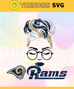 Los Angeles Rams Girl NFL Svg Los Angeles Rams Rams svg Rams Girl svg Rams Girl svg Black Girl svg Design 5928