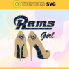 Los Angeles Rams Girl NFL Svg Los Angeles Rams Rams svg Rams Girl svg Rams Girl svg Black Girl svg Design 5929