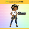 Los Angeles Rams Girl NFL Svg Pdf Dxf Eps Png Silhouette Svg Download Instant Design 5931