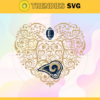 Los Angeles Rams Heart NFL Svg Los Angeles Rams Rams svg Rams Heart svg Rams Heart svg Heart svg Design 5936