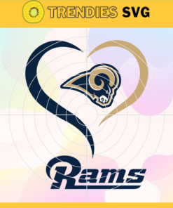 Los Angeles Rams Heart NFL Svg Los Angeles Rams Rams svg Rams Heart svg Rams Heart svg Heart svg Design 5939