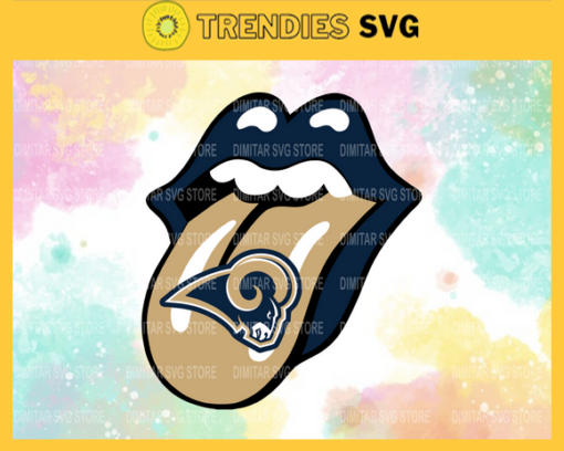 Los Angeles Rams Lips NFL Svg Los Angeles Rams Rams svg Rams Lips svg Rams Lips svg Lips svg Design 5945