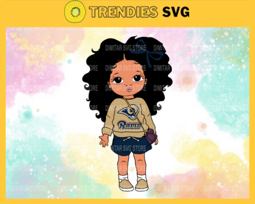 Los Angeles Rams Svg NFL Football Svg Sport Svg Competition Svg League Svg Girl Svg Design 5986