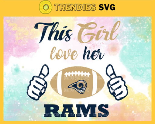 Los Angeles Rams Svg NFL Svg National Football League Svg Match Svg Teams Svg Football Svg Design 5991