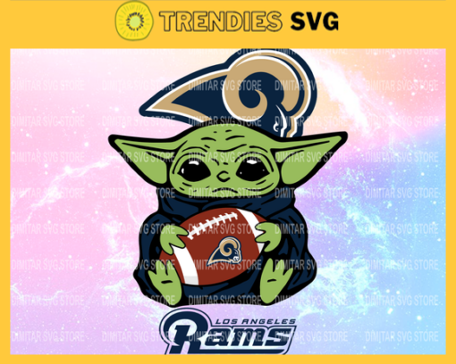 Los Angeles Rams YoDa NFL Svg Pdf Dxf Eps Png Silhouette Svg Download Instant Design 6005