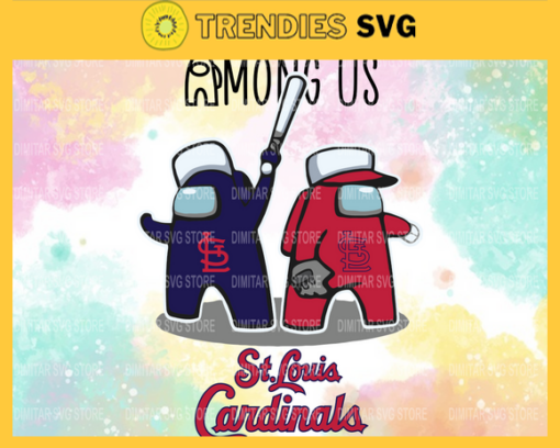 Louis Cardinals Among Us Svg Eps Png Dxf Pdf Baseball SVG files Design 6007