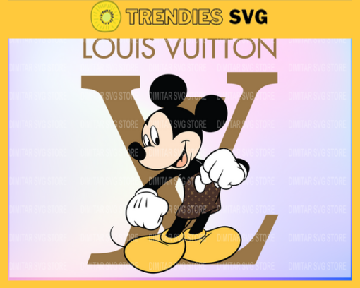 Louis Vuitton Disney Inspired printable graphic art Mickey Mouse SVG PNG EPS DXF PDF Louis Vuitton Logo Design 6012
