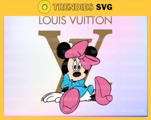 Louis Vuitton Disney Inspired printable graphic art Minnie Mouse SVG PNG EPS DXF PDF Louis Vuitton Logo Design 6025