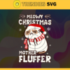 Meowy christmas mother fluffer svg christmas svg png dxf eps digital file Santa Cat svg Design 6140