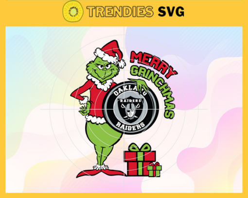 Merry Grinchmas Oakland Raiders Svg Raiders Svg Raiders Grinch Svg Raiders Logo Svg Raiders Christmas Svg Merry Grinchmas Svg Design 6215