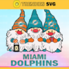 Miami Dolphins And Triples Gnomes Sport Svg Gnomes Svg Football NFL Team Design 6256