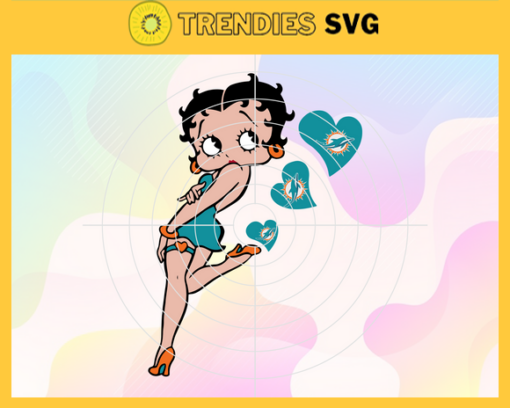 Miami Dolphins Betty Boop Svg Dolphins Svg Dolphins Girls Svg Dolphins Logo Svg Girls Svg Queen Svg Design 6266