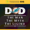 Miami Dolphins Dad The Man The Myth The Legend Svg Fathers Day Gift Footbal ball Fan svg Dad Nfl svg Fathers Day svg Dolphins DAD svg Design 6278