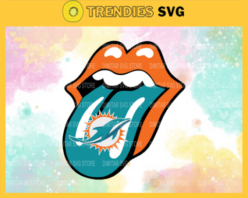 Miami Dolphins Lips NFL Svg Miami Dolphins Miami svg Miami Lips svg Dolphins svg Dolphins Lips svg Design 6309