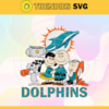 Miami Dolphins The Peanuts And Snoppy Svg Miami Dolphins Miami svg Miami Snoopy svg Dolphins svg Dolphins Snoopy svg Design 6367