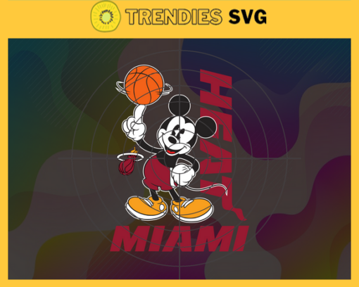 Miami Heat Svg Heat Svg Heat Disney Mickey Svg Heat Logo Svg Mickey Svg Basketball Svg Design 6378