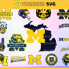 Michigan Wolverines bundle Logo Svg Eps Dxf Png Instant Download Digital Print Design 6387