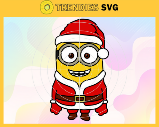 Minions Christmas Svg Minions Svg Santa Claus Svg Santa Hat Svg Digital Download Design 6459 Design 6459