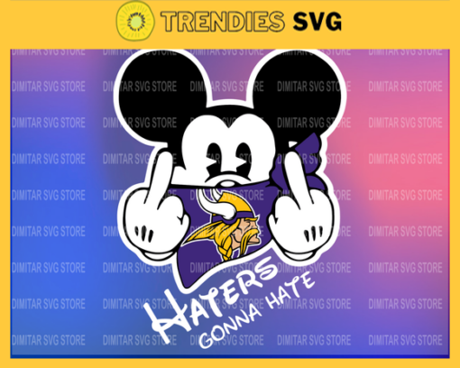 Minnesota Vikings Disney Inspired printable graphic art Mickey Mouse SVG PNG EPS DXF PDF Football Design 6472