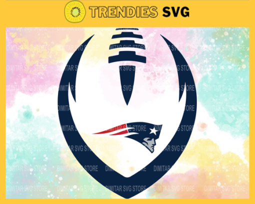 New England Patriots Baseball NFL Svg Pdf Dxf Eps Png Silhouette Svg Download Instant Design 6745 Design 6745