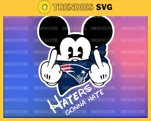 New England Patriots Disney Inspired printable graphic art Mickey Mouse SVG PNG EPS DXF PDF Football Design 6738