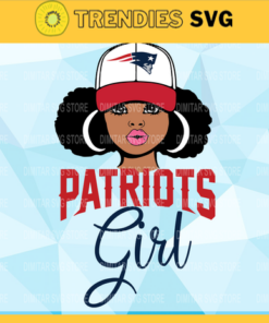 New England Patriots Girl NFL Svg Pdf Dxf Eps Png Silhouette Svg Download Instant Design 6783