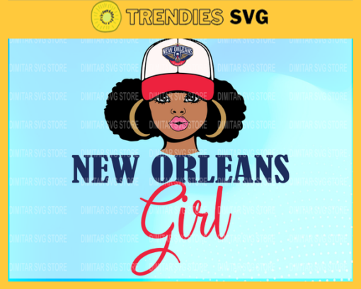 New Orleans Pelicans Girl NFL Svg Pdf Dxf Eps Png Silhouette Svg Download Instant Design 6860