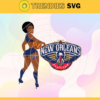 New Orleans Pelicans Svg Pelicans Svg Pelicans Back Girl Svg Pelicans Logo Svg Girl Svg Black Queen Svg Design 6863