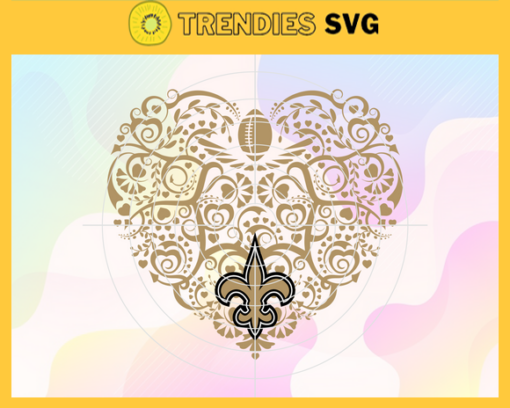 New Orleans Saints Heart NFL Svg New Orleans Saints New Orleans svg New Orleans Heart svg Saints svg Saints Heart svg Design 6914