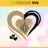 New Orleans Saints Heart NFL Svg New Orleans Saints New Orleans svg New Orleans Heart svg Saints svg Saints Heart svg Design 6915