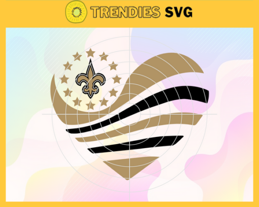 New Orleans Saints Heart NFL Svg New Orleans Saints New Orleans svg New Orleans Heart svg Saints svg Saints Heart svg Design 6916