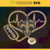 New Orleans Saints Heart Stethoscope Svg Saints Nurse Svg Nurse Svg Saints Svg Saints Png Saints Logo Svg Design 6919