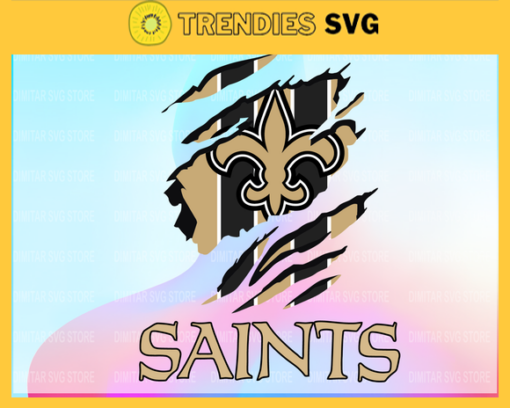 New Orleans Saints Scratch NFL Svg Pdf Dxf Eps Png Silhouette Svg Download Instant Design 6943